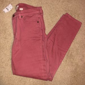 JCrew Pink Stretch Jeans